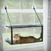 K&H Pet Products EZ Mount Double Stack Kitty Sill Cat Window Perch
