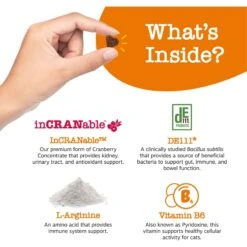 Zesty Paws Cranberry Bladder Bites Bacon Flavored Soft Chews Urinary Supplement For Cats, 60 Count -Trixie || Catit || Nature's Miracle Shop 1014414 PT2. AC SS1800 V1699288841