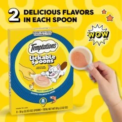 Temptations Lickable Spoons Tasty Chicken & Savory Salmon Cat Lickable Treats 14 Temptations Lickable Spoons Tasty Chicken & Savory Salmon Cat Lickable Treats -Trixie || Catit || Nature's Miracle Shop 1020270 PT3. AC SS1800 V1700599655