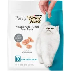 Purina Fancy Feast Purely Natural Hand-Flaked Tuna Soft Cat Treat