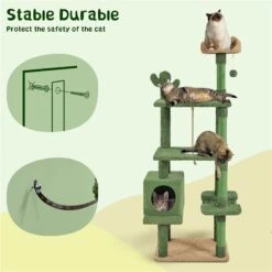 Yaheetech Cactus 70.5-in Cat Tree -Trixie || Catit || Nature's Miracle Shop 1032974 PT5. AC SS1800 V1702673987