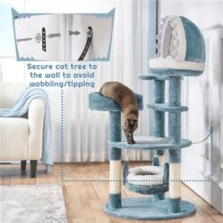 Yaheetech Ocean-Themed Multi-Level 45.5-in Cat Tree -Trixie || Catit || Nature's Miracle Shop 1033006 PT6. AC SS1800 V1702674044