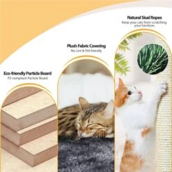 Yaheetech Multi-Level 55-in Cat Tree & Condo 14 Yaheetech Multi-Level 55-in Cat Tree & Condo -Trixie || Catit || Nature's Miracle Shop 1033022 PT5. AC SS1800 V1702673566