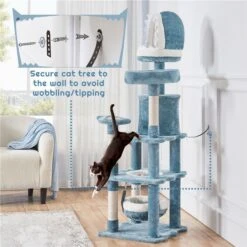 Yaheetech Ocean-Themed 61-in Cat Tree 15 Yaheetech Ocean-Themed 61-in Cat Tree -Trixie || Catit || Nature's Miracle Shop 1033054 PT6. AC SS1800 V1702673510