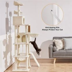 Yaheetech Multi-Level 82.5-in Cat Tree & Condo -Trixie || Catit || Nature's Miracle Shop 1033078 PT6. AC SS1800 V1702673993