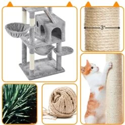 Yaheetech Multi-Level 71.5-in Cat Tree -Trixie || Catit || Nature's Miracle Shop 1033086 PT4. AC SS1800 V1702673566