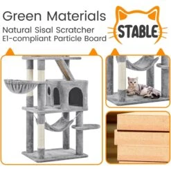 Yaheetech Multi-Level 71.5-in Cat Tree -Trixie || Catit || Nature's Miracle Shop 1033086 PT5. AC SS1800 V1702673566
