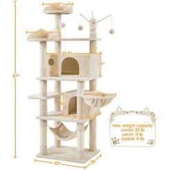 Yaheetech Multi-Level 67-in Cat Tree -Trixie || Catit || Nature's Miracle Shop 1033102 PT2. AC SS1800 V1702673622