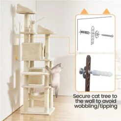 Yaheetech Multi-Level 67-in Cat Tree -Trixie || Catit || Nature's Miracle Shop 1033102 PT6. AC SS1800 V1702673991