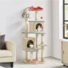 Yaheetech Paw-Shaped Play 57.5-in Cat Tower -Trixie || Catit || Nature's Miracle Shop 1033134 MAIN. AC SS1800 V1702673563
