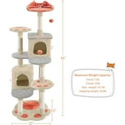 Yaheetech Paw-Shaped Play 65-in Cat Tower 11 Yaheetech Paw-Shaped Play 65-in Cat Tower -Trixie || Catit || Nature's Miracle Shop 1033150 PT2. AC SS1800 V1702673563