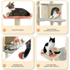 Yaheetech Paw-Shaped Play 65-in Cat Tower 12 Yaheetech Paw-Shaped Play 65-in Cat Tower -Trixie || Catit || Nature's Miracle Shop 1033150 PT3. AC SS1800 V1702673563