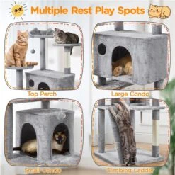 Yaheetech 80-in Cat Tree & Condo -Trixie || Catit || Nature's Miracle Shop 1033190 PT3. AC SS1800 V1702674046