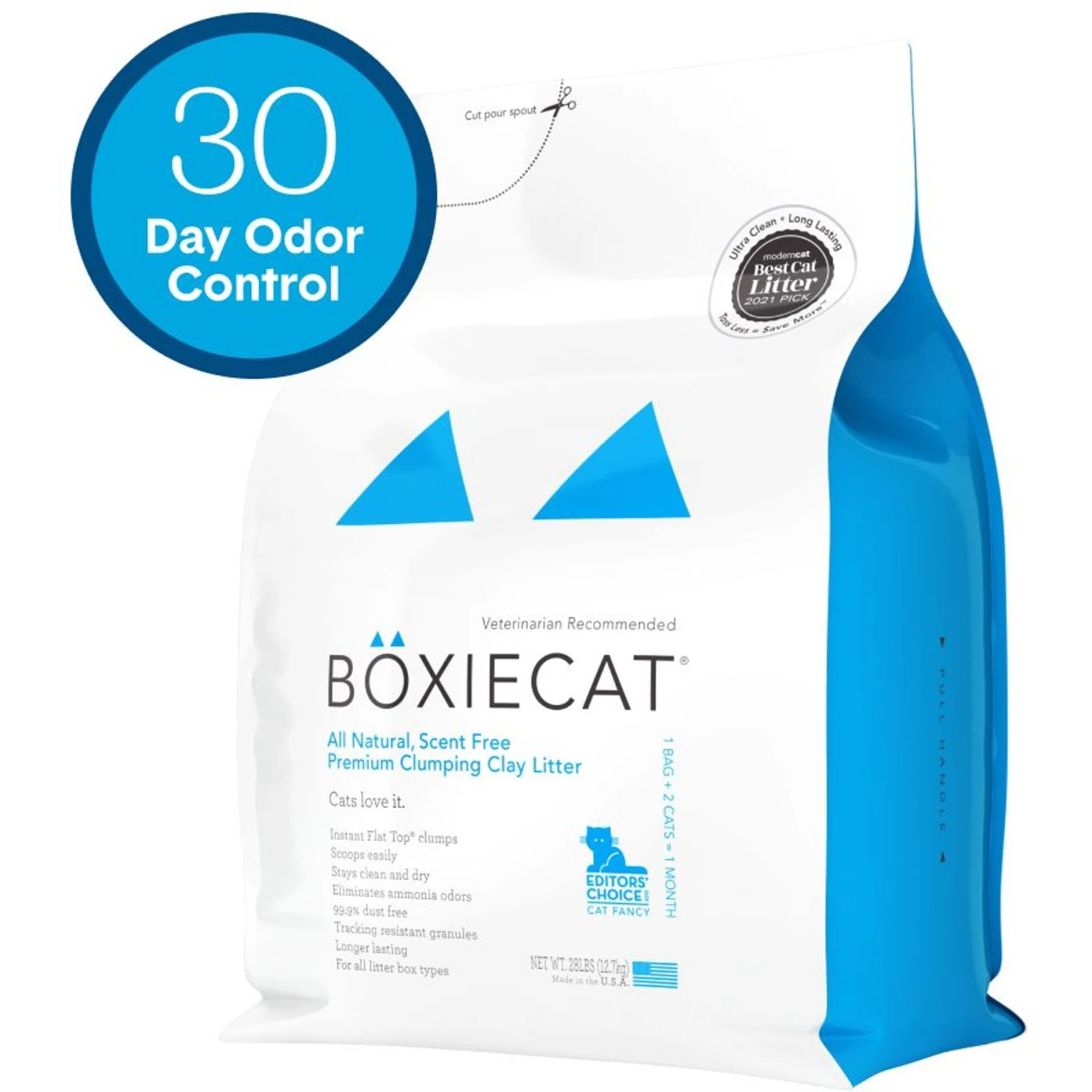 Boxiecat Premium Unscented Clumping Clay Cat Litter 3 Boxiecat Premium Unscented Clumping Clay Cat Litter