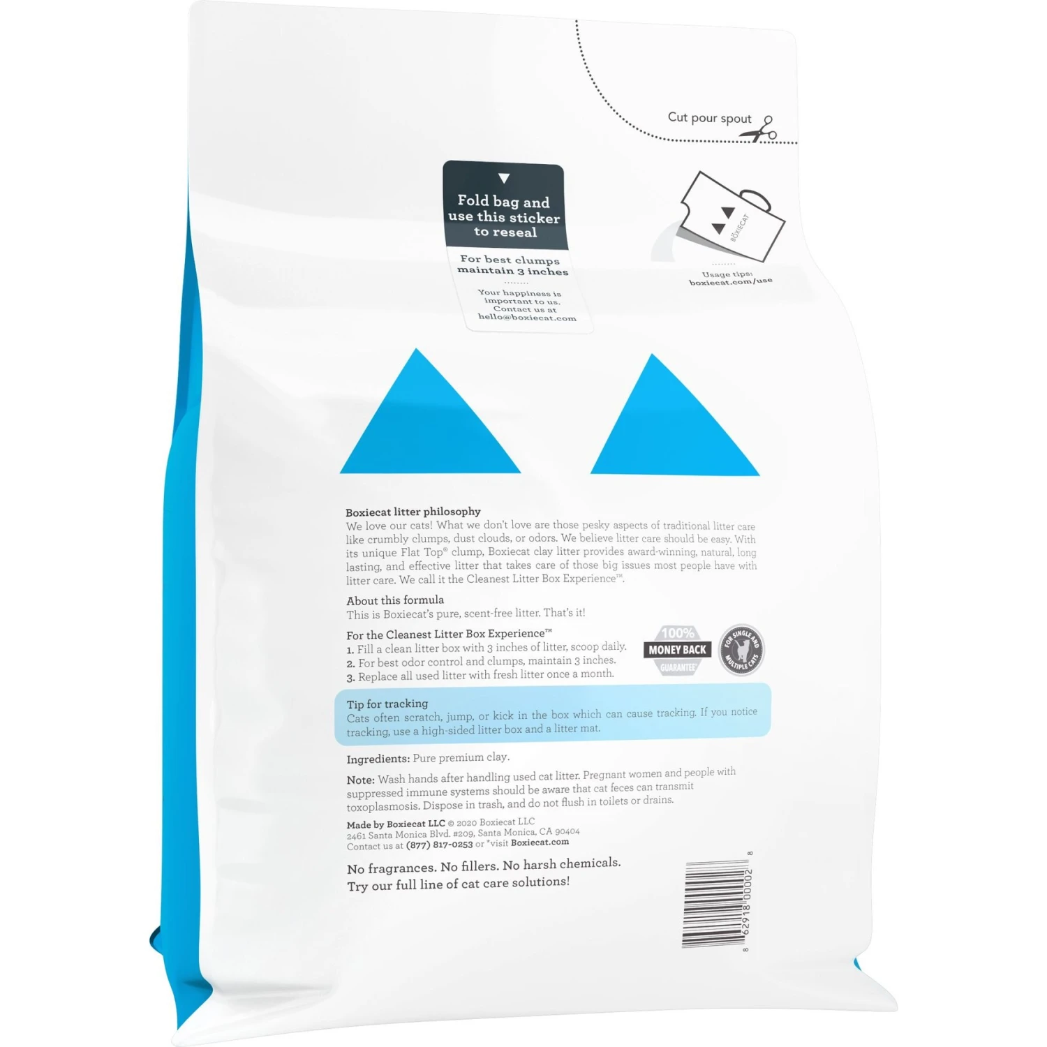 Boxiecat Premium Unscented Clumping Clay Cat Litter 4 Boxiecat Premium Unscented Clumping Clay Cat Litter - Image 2