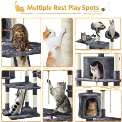 Yaheetech 79-in Plush Cat Tree & Condo -Trixie || Catit || Nature's Miracle Shop 1036326 PT3. AC SS1800 V1703798771