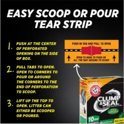 Arm & Hammer Litter Clump & Seal MicroGuard Odor Sealing Clumping Cat Litter With 10 Days Of Odor Control 13 Arm & Hammer Litter Clump & Seal MicroGuard Odor Sealing Clumping Cat Litter With 10 Days Of Odor Control -Trixie || Catit || Nature's Miracle Shop 103804 PT2. AC SS1800 V1665692054