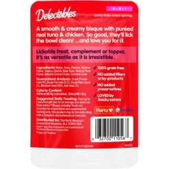 Hartz Delectables Bisque Chicken & Tuna Lickable Cat Treat 12 Hartz Delectables Bisque Chicken & Tuna Lickable Cat Treat -Trixie || Catit || Nature's Miracle Shop 106157 PT2. AC SS1800 V1665666862