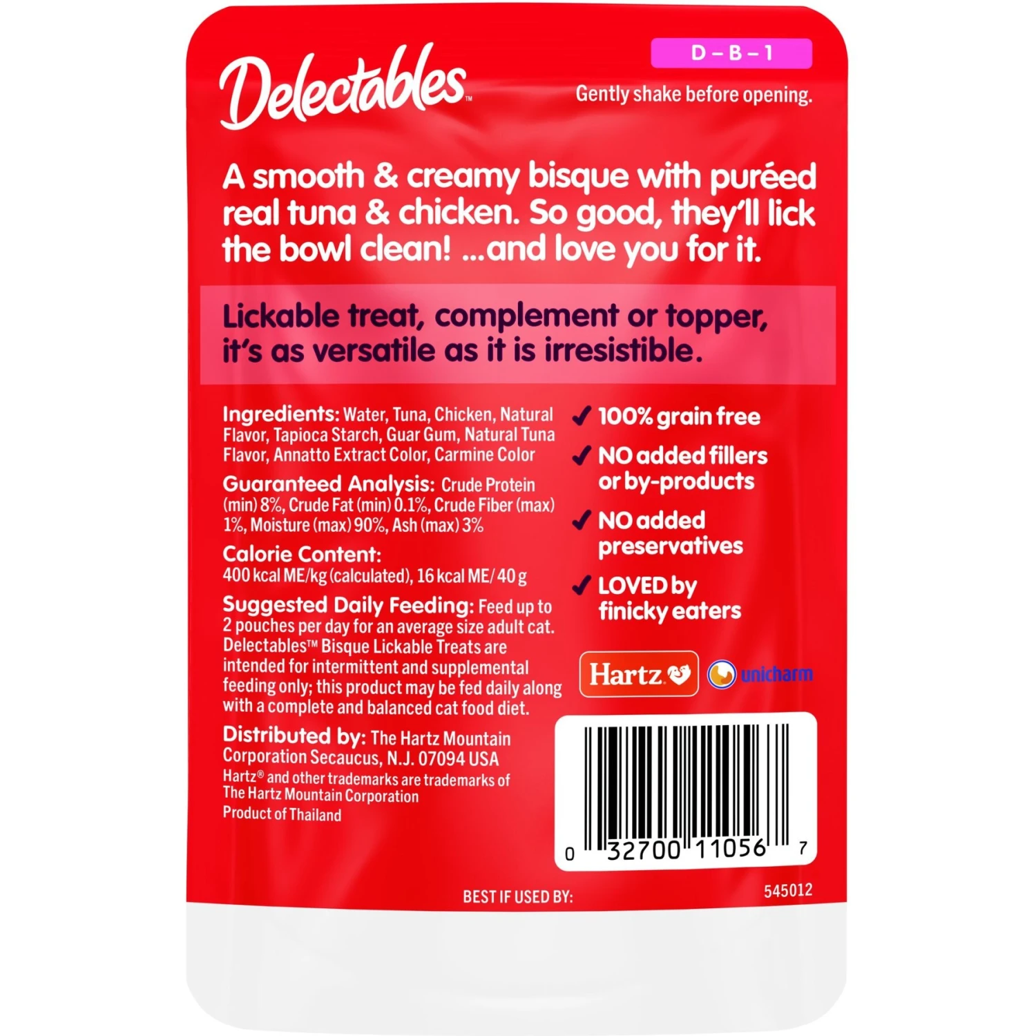 Hartz Delectables Bisque Chicken & Tuna Lickable Cat Treat 5 Hartz Delectables Bisque Chicken & Tuna Lickable Cat Treat - Image 3
