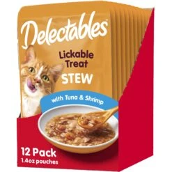 Hartz Delectables Stew Tuna & Shrimp Lickable Cat Treat