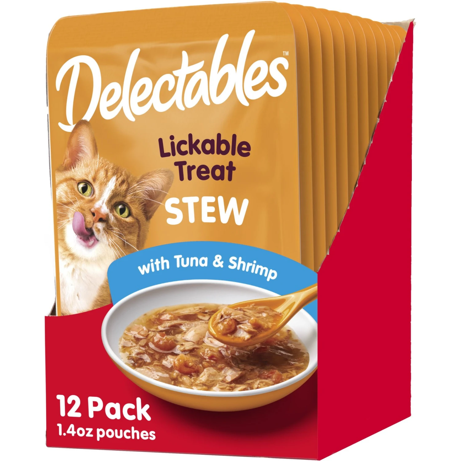 Hartz Delectables Stew Tuna & Shrimp Lickable Cat Treat 3 Hartz Delectables Stew Tuna & Shrimp Lickable Cat Treat