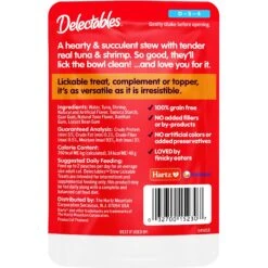 Hartz Delectables Stew Tuna & Shrimp Lickable Cat Treat 12 Hartz Delectables Stew Tuna & Shrimp Lickable Cat Treat -Trixie || Catit || Nature's Miracle Shop 106174 PT2. AC SS1800 V1665438352