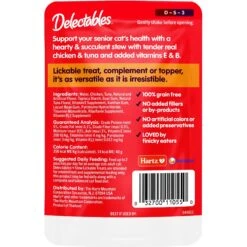 Hartz Delectables Stew Senior 10+ Chicken & Tuna Lickable Cat Treat 12 Hartz Delectables Stew Senior 10+ Chicken & Tuna Lickable Cat Treat -Trixie || Catit || Nature's Miracle Shop 106203 PT2. AC SS1800 V1665438685