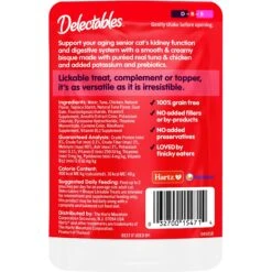 Hartz Delectables Bisque Senior 15+ Tuna & Chicken Lickable Cat Treat 13 Hartz Delectables Bisque Senior 15+ Tuna & Chicken Lickable Cat Treat -Trixie || Catit || Nature's Miracle Shop 106205 PT2. AC SS1800 V1665666113