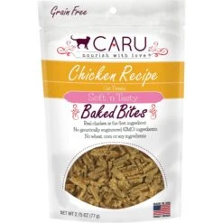 Caru Soft 'n Tasty Baked Bites Chicken Recipe Grain-Free Cat Treats