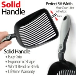 IPrimio Sifter With Non-Stick Litter Scooper 11 IPrimio Sifter With Non-Stick Litter Scooper -Trixie || Catit || Nature's Miracle Shop 107172 PT2. AC SS1800 V1518103354