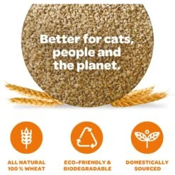 SWheat Scoop Premium+ Unscented Natural Clumping Wheat Cat Litter -Trixie || Catit || Nature's Miracle Shop 107357 PT3. AC SS1800 V1667518089