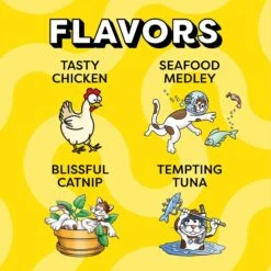 Temptations Feline Favorites Variety Pack Soft & Crunchy Cat Treats, 3-oz Bag, Case Of 6 -Trixie || Catit || Nature's Miracle Shop 108121 PT4. AC SS1800 V1571279420