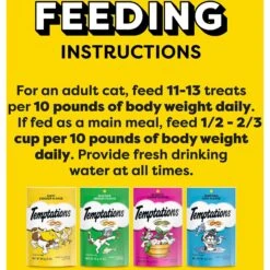 Temptations Feline Favorites Variety Pack Soft & Crunchy Cat Treats, 3-oz Bag, Case Of 6 -Trixie || Catit || Nature's Miracle Shop 108121 PT6. AC SS1800 V1571279438