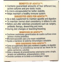VetOne Advita Probiotic Nutritional Cat Supplement 7 VetOne Advita Probiotic Nutritional Cat Supplement -Trixie || Catit || Nature's Miracle Shop 109380 PT2. AC SS1800 V1506627947