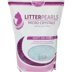 Litter Pearls Micro Crystal Unscented Non-Clumping Crystal Cat Litter