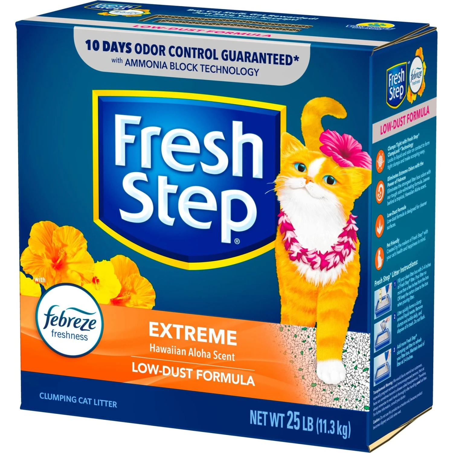 Fresh Step Hawaiian Aloha Scented Clumping Clay Cat Litter 10 Fresh Step Hawaiian Aloha Scented Clumping Clay Cat Litter - Image 8