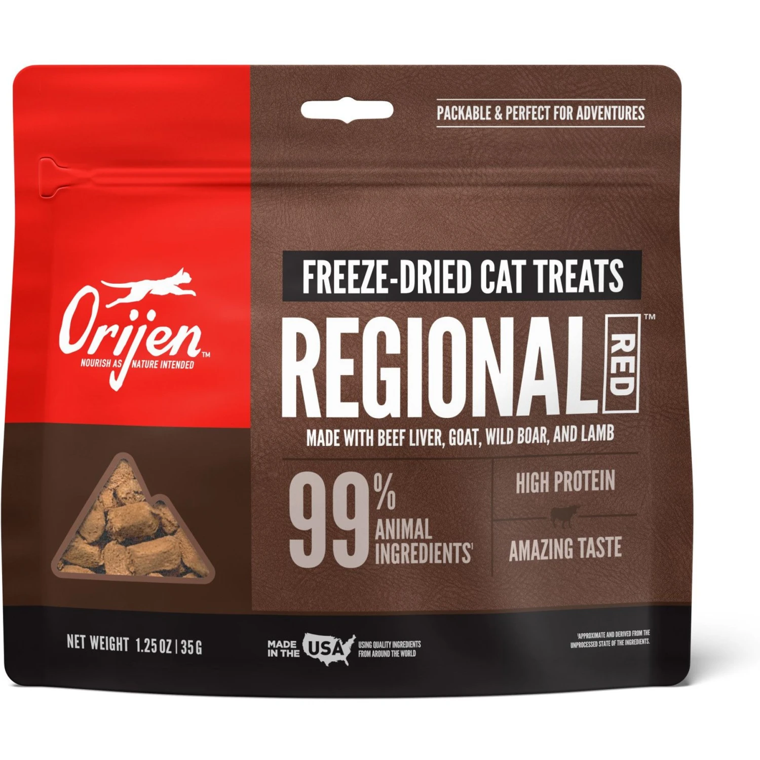 ORIJEN Regional Red Grain-Free Freeze-Dried Cat Treats 3 ORIJEN Regional Red Grain-Free Freeze-Dried Cat Treats