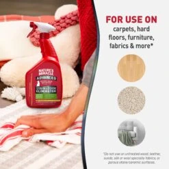 Nature's Miracle Advanced Cat Enzymatic Stain Remover & Odor Eliminator Spray, Sunny Lemon, 32-oz Bottle -Trixie || Catit || Nature's Miracle Shop 115425 PT4. AC SS1800 V1701453357