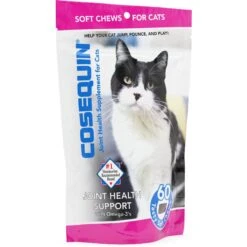 Nutramax Cosequin Hip & Joint With Glucosamine, Chondroitin & Omega-3's Soft Chew Joint Supplement For Cats -Trixie || Catit || Nature's Miracle Shop 115458 PT2. AC SS1800 V1624308457
