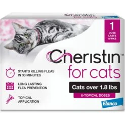 Cheristin Flea Spot Treatment For Cats, Over 1.8 Lbs