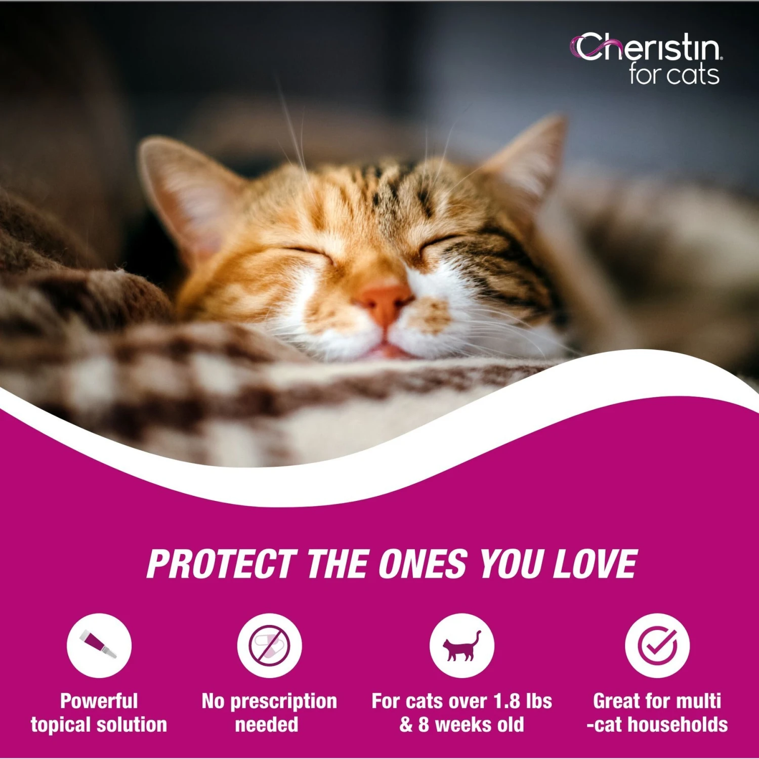 Cheristin Flea Spot Treatment For Cats, Over 1.8 Lbs 5 Cheristin Flea Spot Treatment For Cats, Over 1.8 Lbs - Image 3