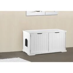 Merry Products Cat Washroom Bench Decorative Litter Box Cover & Storage 11 Merry Products Cat Washroom Bench Decorative Litter Box Cover & Storage -Trixie || Catit || Nature's Miracle Shop 118012 PT4. AC SS1800 V1492009646