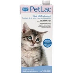 PetAg PetLac Kitten Milk Replacement Liquid, 32-oz Bottle
