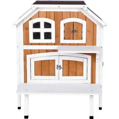 TRIXIE 2-Story Cottage Outdoor Wooden Cat House 9 TRIXIE 2-Story Cottage Outdoor Wooden Cat House -Trixie || Catit || Nature's Miracle Shop 118986 PT1. AC SS1800 V1569621147
