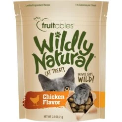 Wildly Natural Chicken Flavor Cat Treats, 2.5-oz Bag