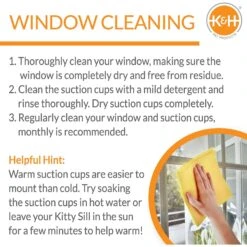 K&H Pet Products EZ Mount Penthouse Cat Window Perch 14 K&H Pet Products EZ Mount Penthouse Cat Window Perch -Trixie || Catit || Nature's Miracle Shop 121329 PT4. AC SS1800 V1630735580