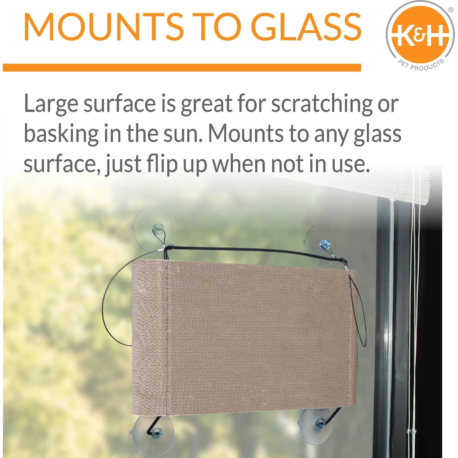 K&H Pet Products EZ Mount Window Scratcher Kitty Sill 5 K&H Pet Products EZ Mount Window Scratcher Kitty Sill - Image 3