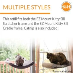 K&H Pet Products EZ Mount Window Scratcher Kitty Sill Refill 10 K&H Pet Products EZ Mount Window Scratcher Kitty Sill Refill -Trixie || Catit || Nature's Miracle Shop 121333 PT2. AC SS1800 V1637628759