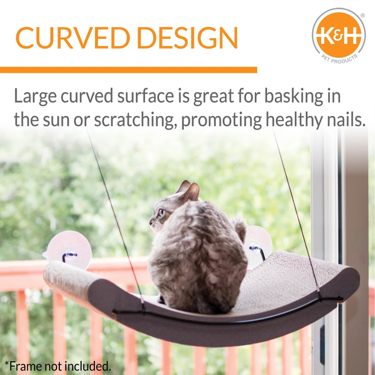 K&H Pet Products EZ Mount Window Scratcher Kitty Sill Cradle Refill 5 K&H Pet Products EZ Mount Window Scratcher Kitty Sill Cradle Refill - Image 3