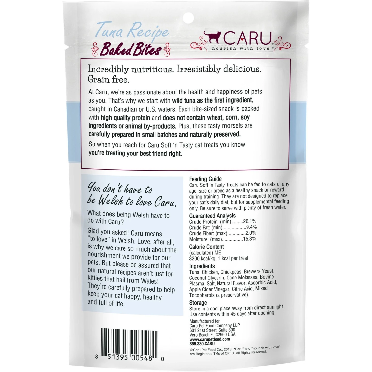 Caru Soft 'n Tasty Baked Bites Tuna Recipe Grain-Free Cat Treats 5 Caru Soft 'n Tasty Baked Bites Tuna Recipe Grain-Free Cat Treats - Image 3